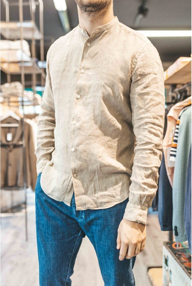 Camicia MASTRICAMICIAI - Coreana Lino Guru