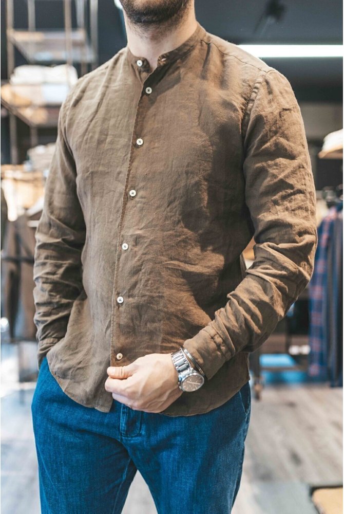 Camicia MASTRICAMICIAI - Coreana Lino Guru