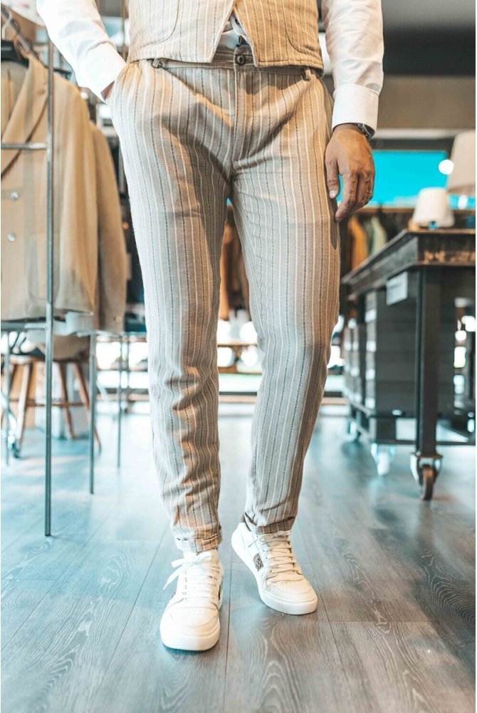 Pantalone KOON - Riga Lino