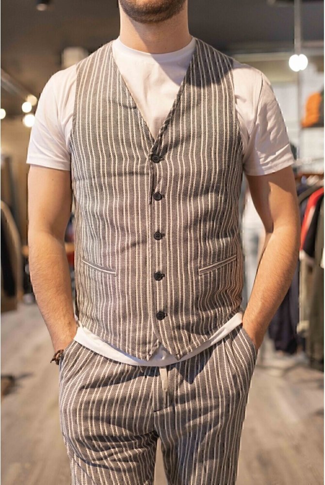 GILET RIGHE GIL01