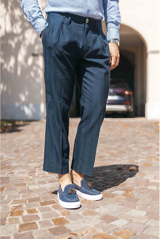 Pantalone Neill Katter - Lavorato Lisca Di Pesce